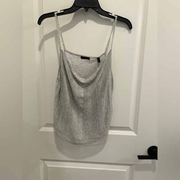 NWT ATM Anthony Thomas Melillo Linen Cotton Camisole in Shimmer - Picture 6 of 10